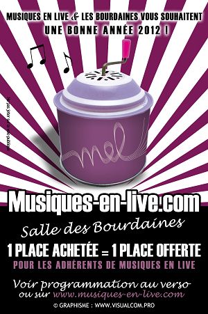 Partenariat concerts gratuits Bourdaines