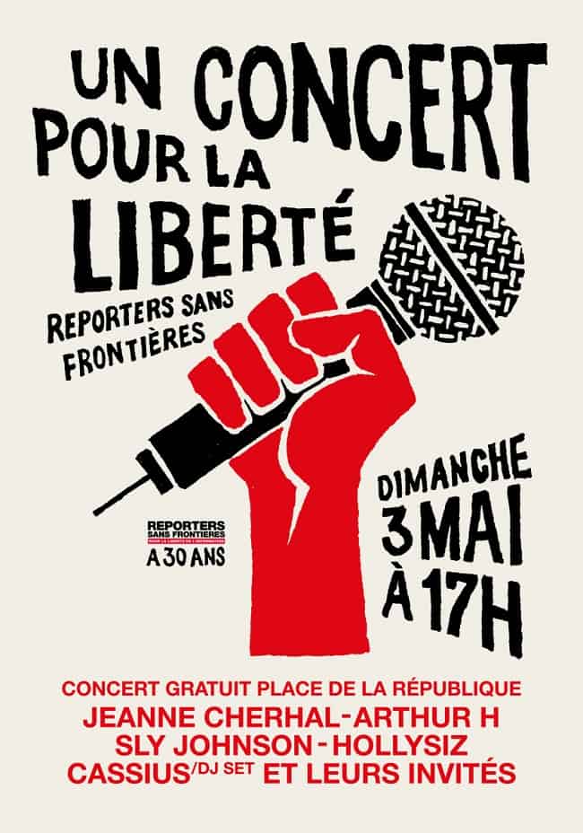 CONCERT POUR LA LIBERTE - REPORTERS SANS FRONTIERES FETE SES 30 ANS ! 2 CONCERT-POUR-LA-LIBERTE-REPORTERS-SANS-FRONTIERES-MUSIQUES-EN-LIVE