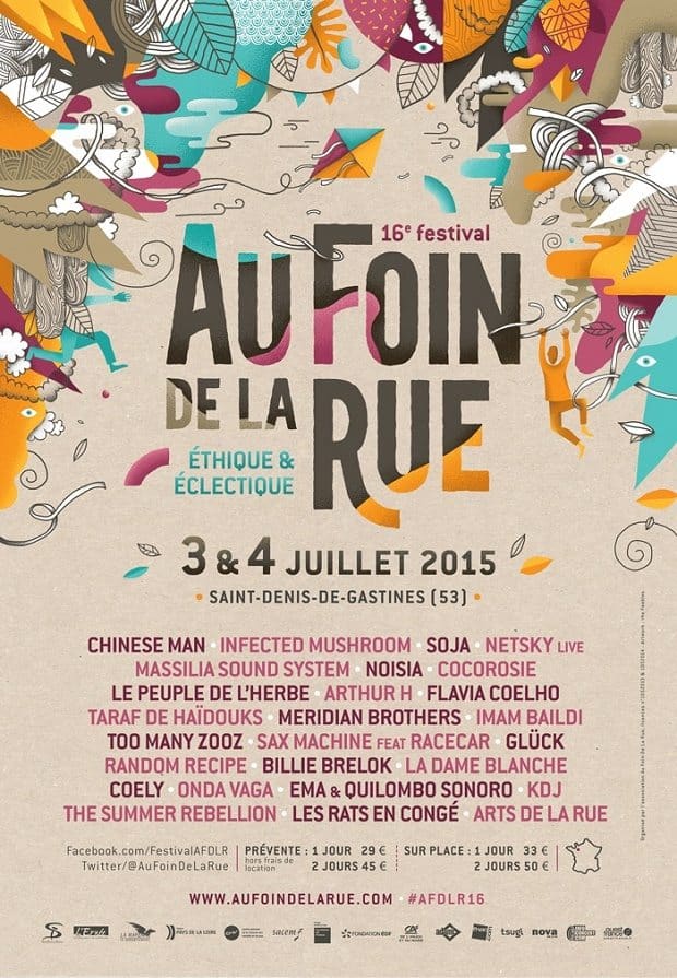 AFFICHE AU FOIN DE LA RUE 2015