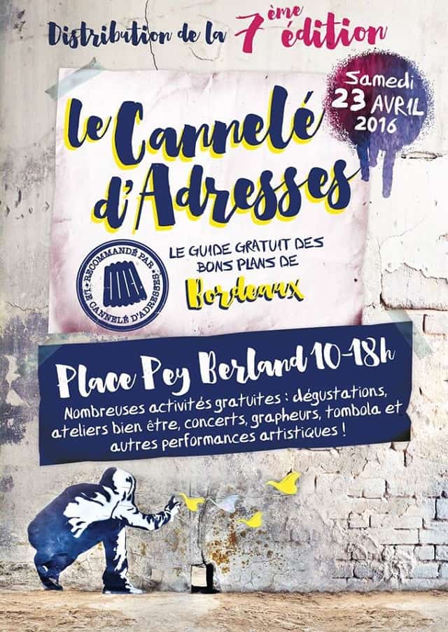 LANCEMENT CANNELE D'ADRESSES 23 AVRIL 2016