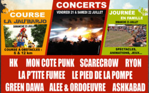 FESTIVAL SALUT A VOUS - DU 21 AU 23 JUILLET 2017 - JAU-DIGNAC-ET-LOIRAC (33)