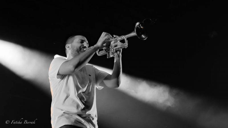 Marciac 2021 - Ibrahim Maalouf _ S3NS - Rolando Luna Trio & Guest - Photos @ Fatiha Berrak 15 2021-07-30-Ibrahim-Maalouf-_-S3NS_010