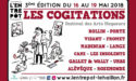 LES COGITATIONS – DU 16 AU 19 MAI 2018 – L’ENTREPOT DU HAILLAN LES COGITATIONS – DU 16 AU 19 MAI 2018 – L’ENTREPOT DU HAILLAN
